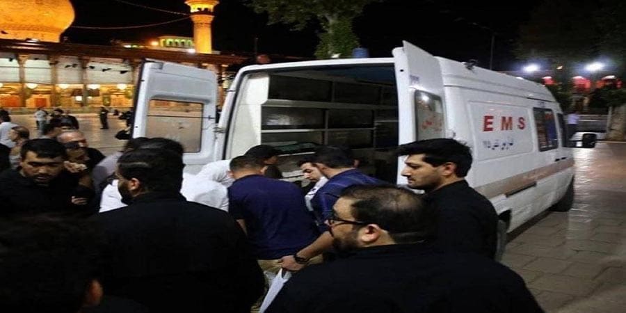 ضحايا هجوم مزار شاه جراغ بمدينة شيراز.