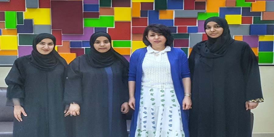الفريق الطلابي من جامعة التقنية والعلوم التطبيقية بصحار