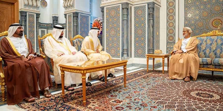 جلالة السُّلطان يستقبل ولي عهد دبي