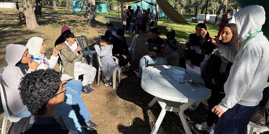 فعاليات المخيم الكشفي