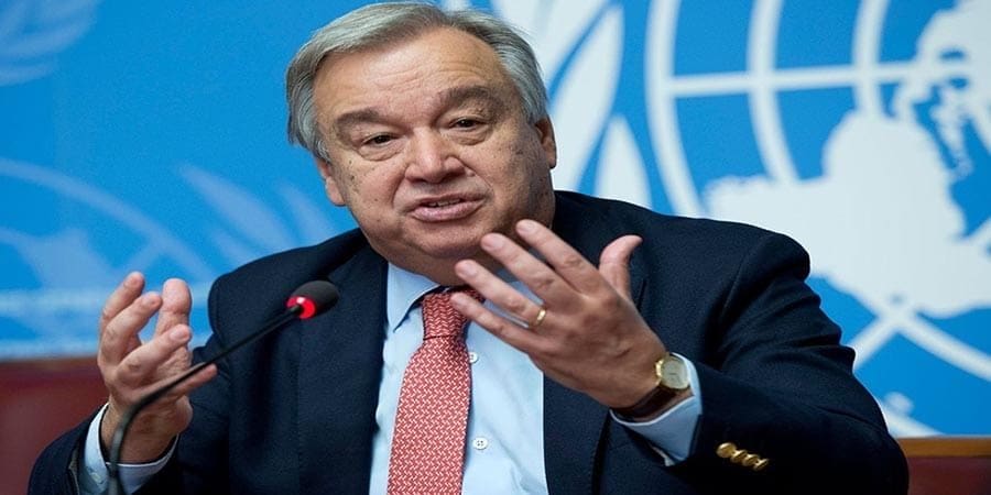 أنطونيو غوتيريش، الأمين العام للأمم المتحدة