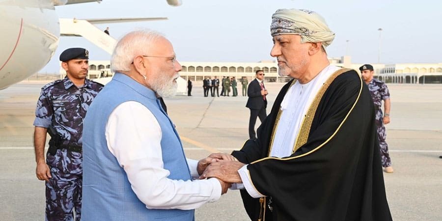 وصول رئيسُ الوزراء الهندي