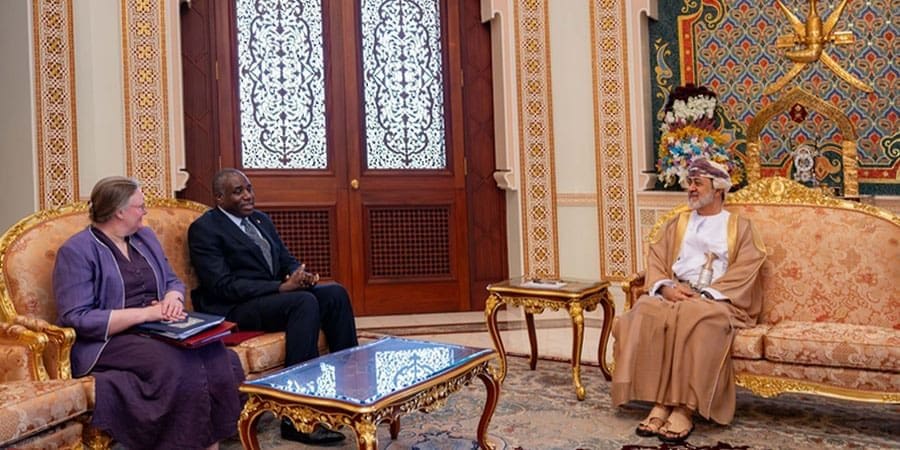 جلالةُ السُّلطان المعظم يستقبل وزير خارجية المملكة المتحدة