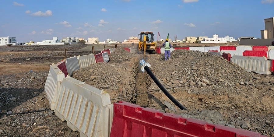 مشروعات خطوط نقل المياه