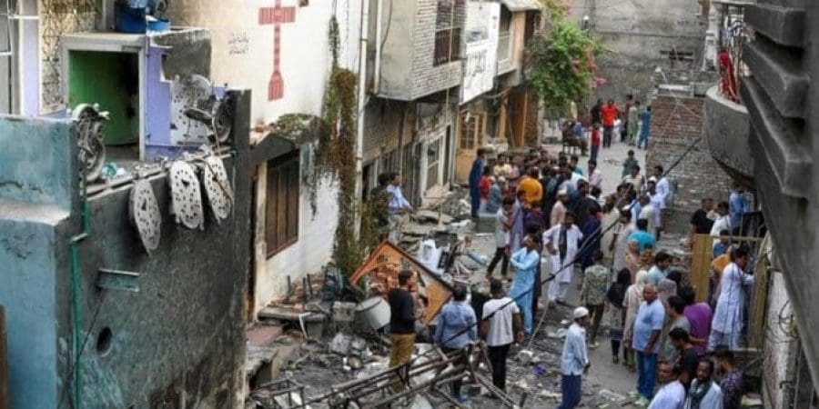 مدينة فيصل آباد شرق باكستان.