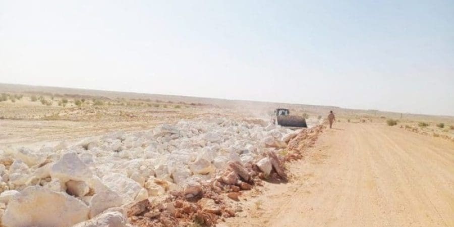 طريق "هرويب - المزيونة - ميتن".