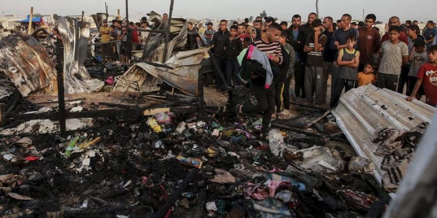 مخيمات النازحين في رفح