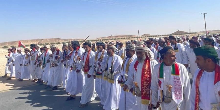 مسيرة ولاء وعرفان بمناسبة العيد الوطني الـ ٥٢ المجيد